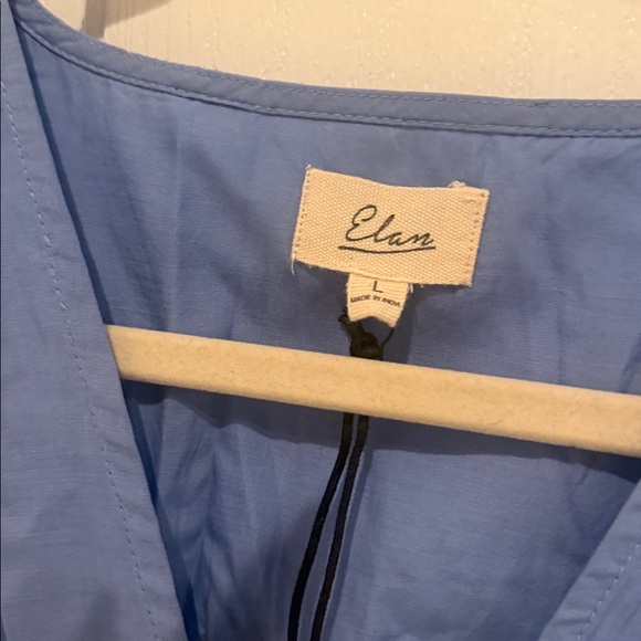 Elan Women’s Sahara Short Sleeves Top In Blue - Picture 4 of 7